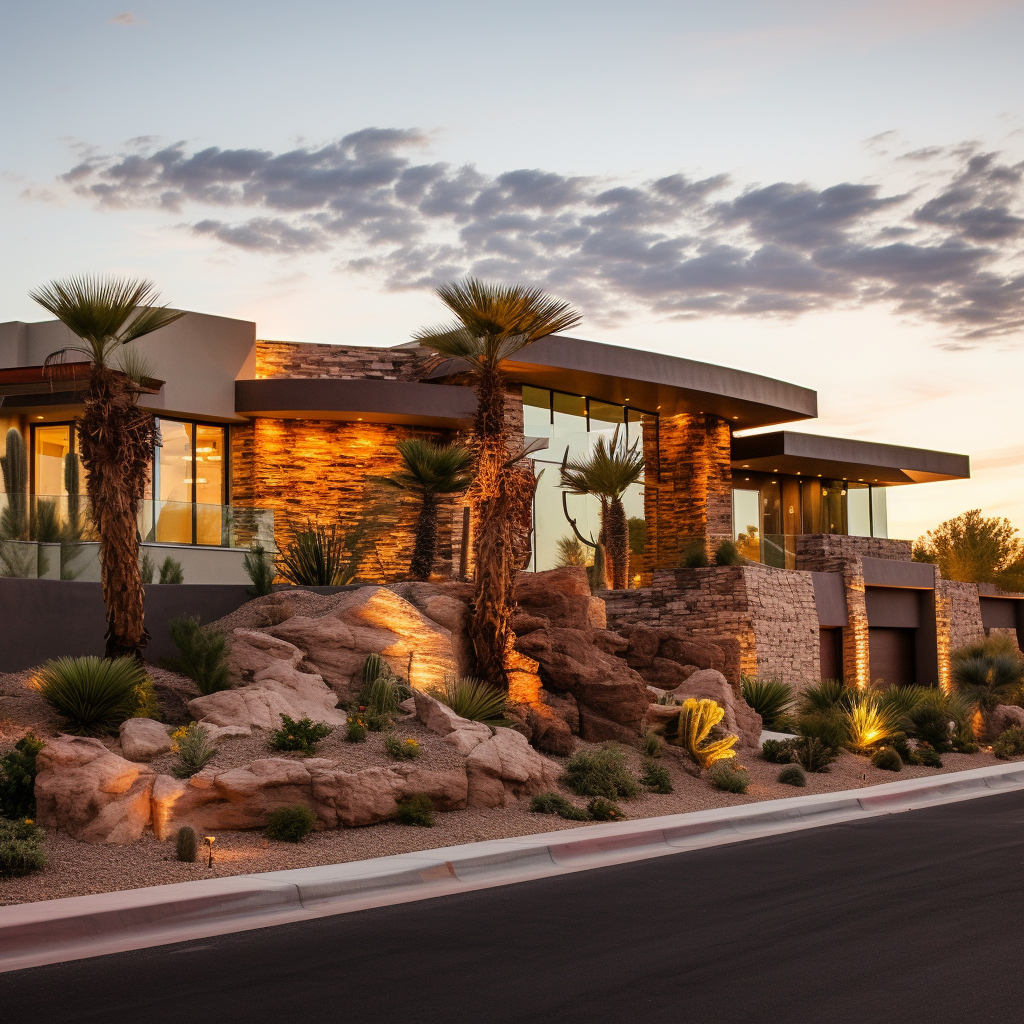 A home in Summerlin that was insulated using our team and insulation materials.