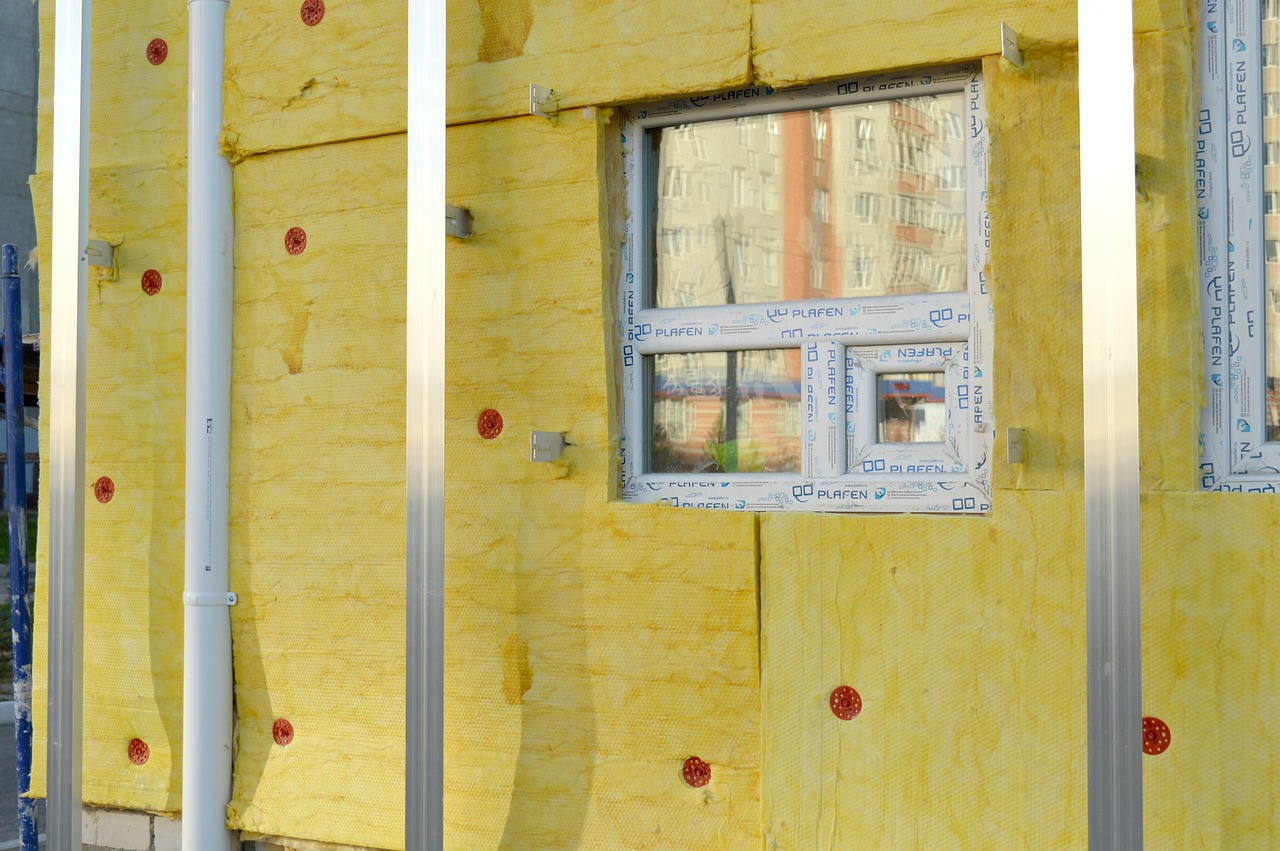 Insulation setup for an attic room in Las Vegas.